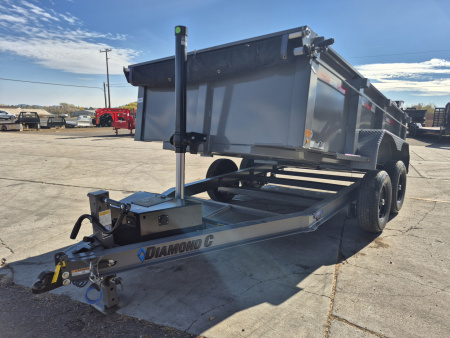 New 2025 Diamond C Tandem Axle Dumper/9,890 GVWR/77"x12'