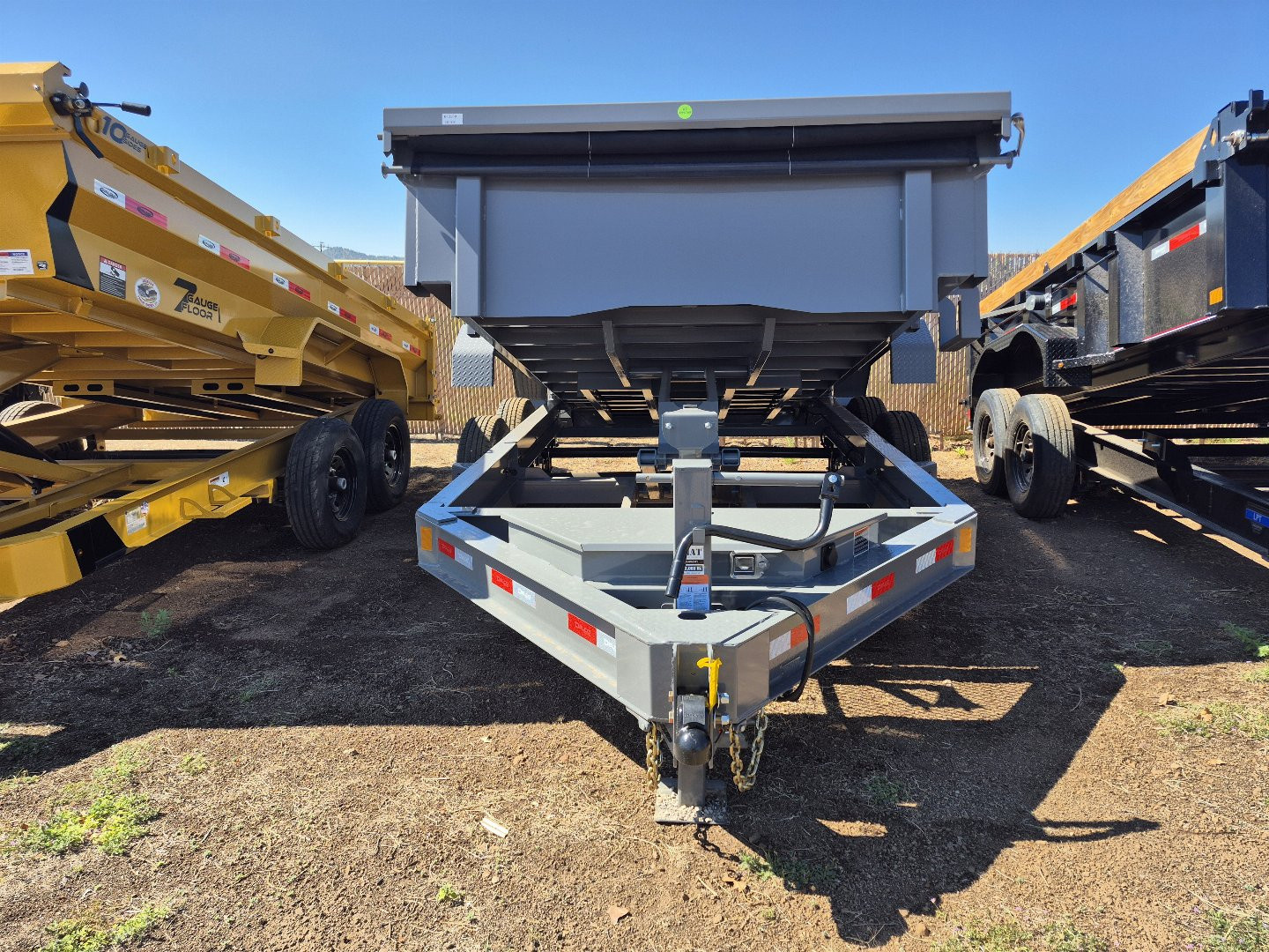 New 2025 Delco Tandem Axle Dump/ 14,000 GVWR/83"x12'