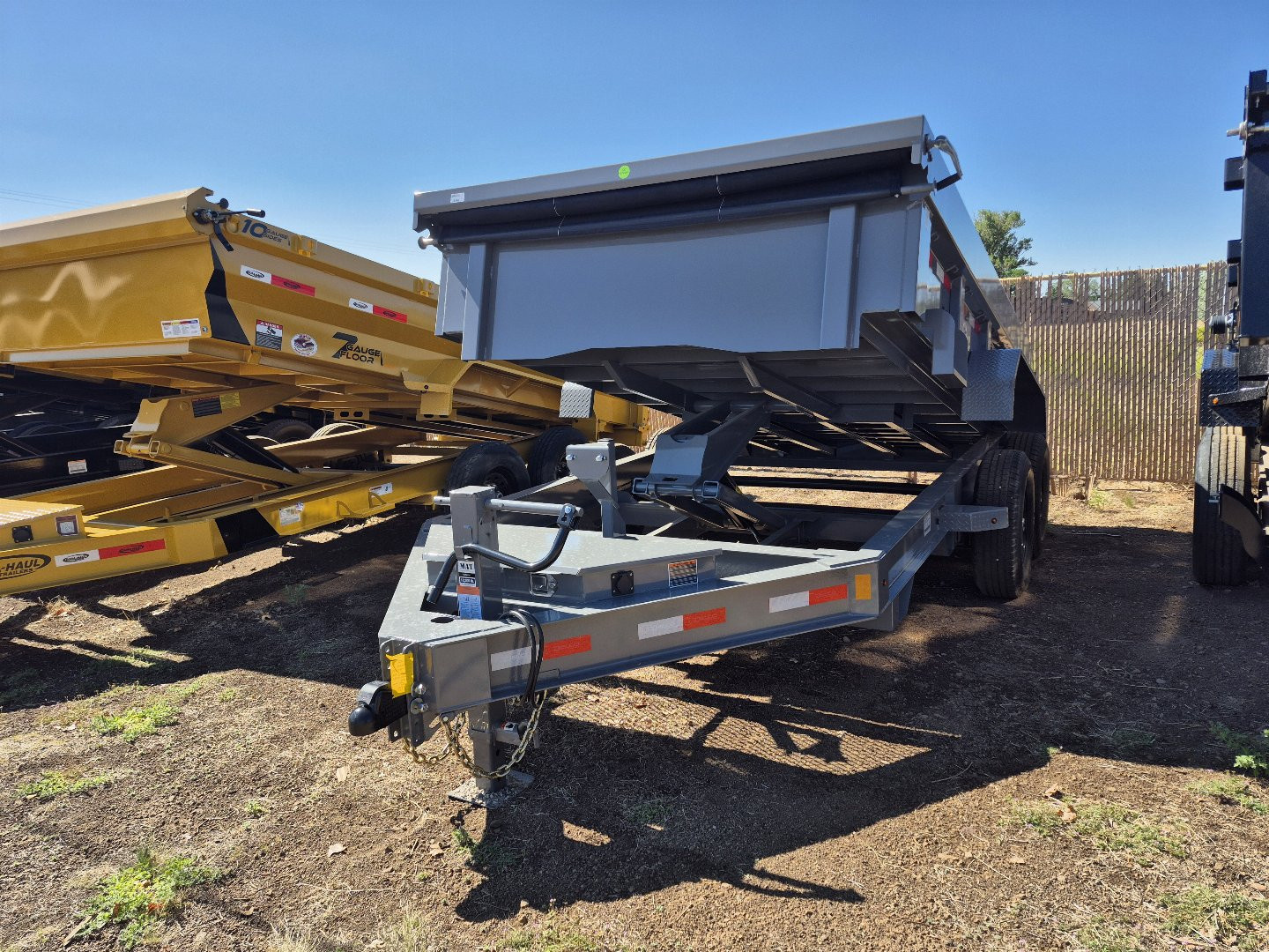 New 2025 Delco Tandem Axle Dump/ 14,000 GVWR/83"x12'