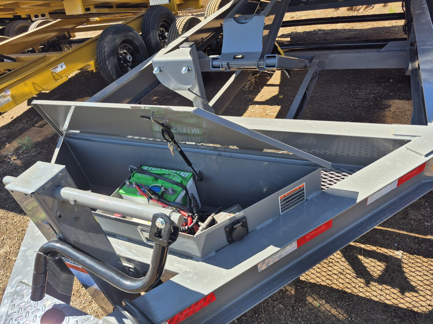 New 2025 Delco Tandem Axle Dump/ 14,000 GVWR/83"x12'