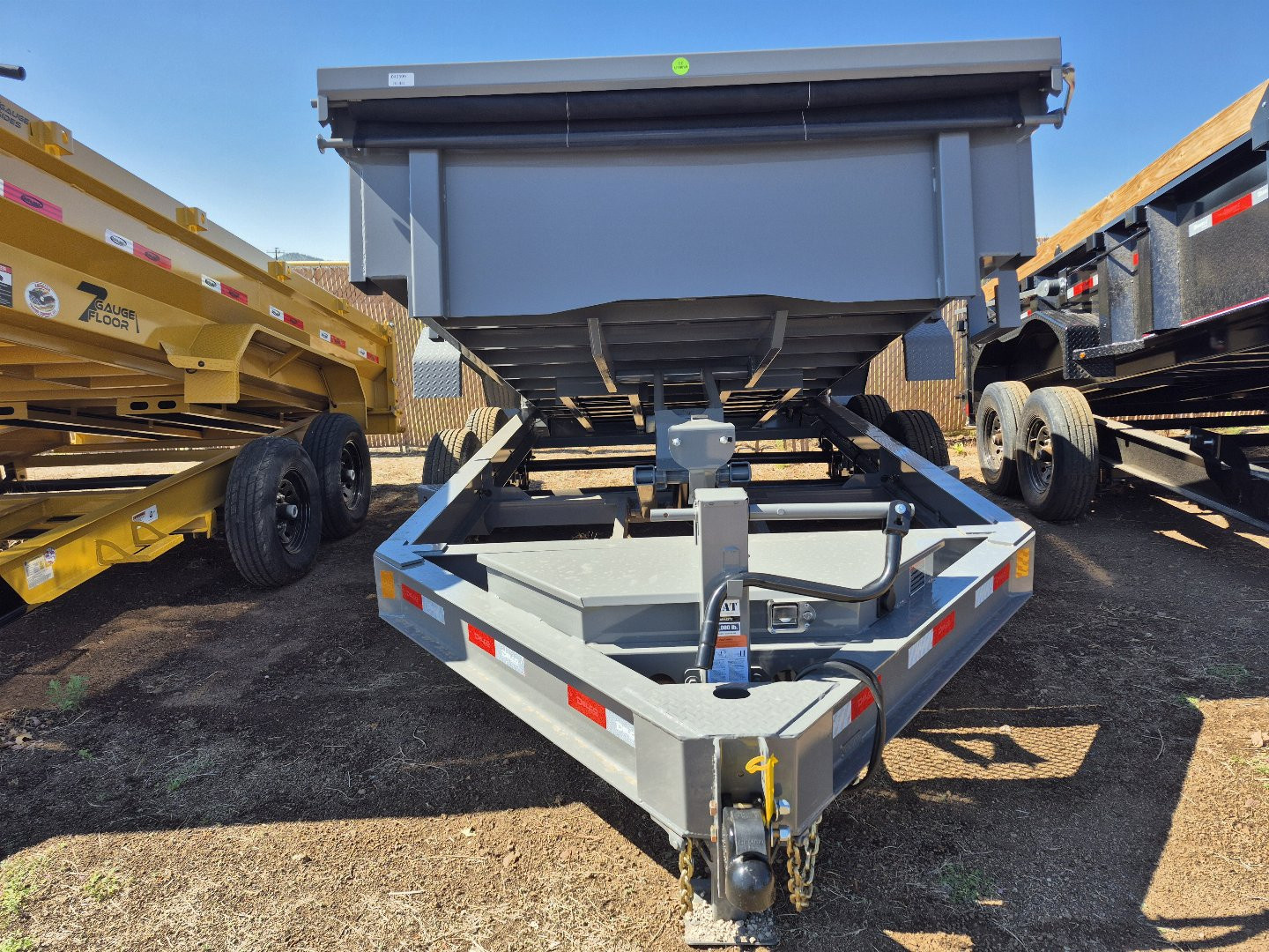 New 2025 Delco Tandem Axle Dump/ 14,000 GVWR/83"x12'