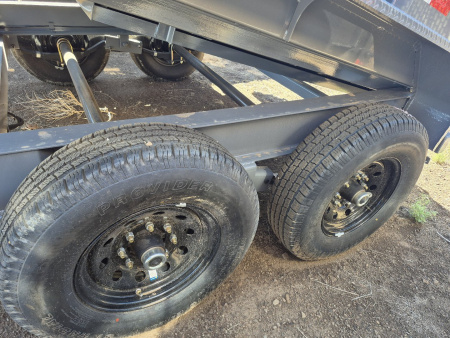 New 2025 Delco Tandem Axle Dump/ 14,000 GVWR/83"x12'