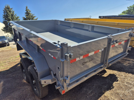 New 2025 Delco Tandem Axle Dump/ 14,000 GVWR/83"x12'