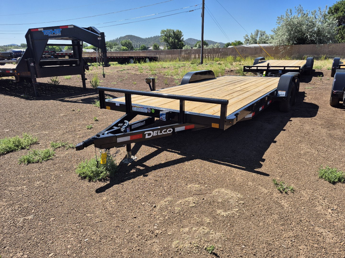 New 2025 Delco Tandem Axle Car Hauler/7,000 GVWR/83"x20'