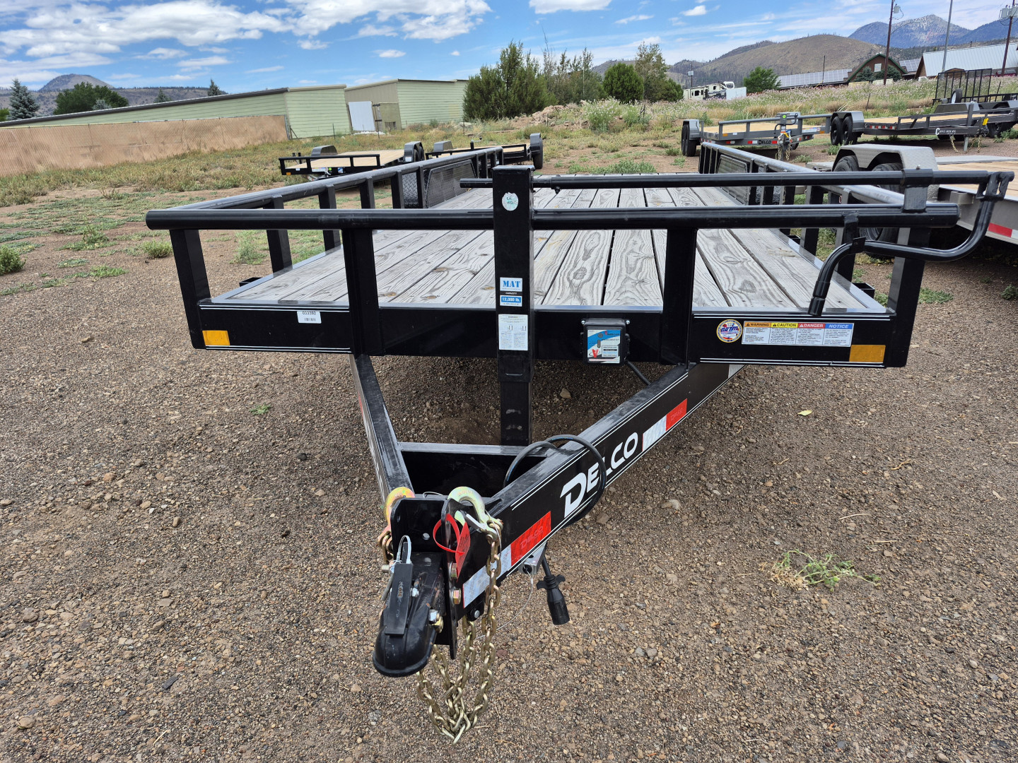 New 2025 Delco Tandem Axle Car Hauler/14,000 GVWR/83"x20'