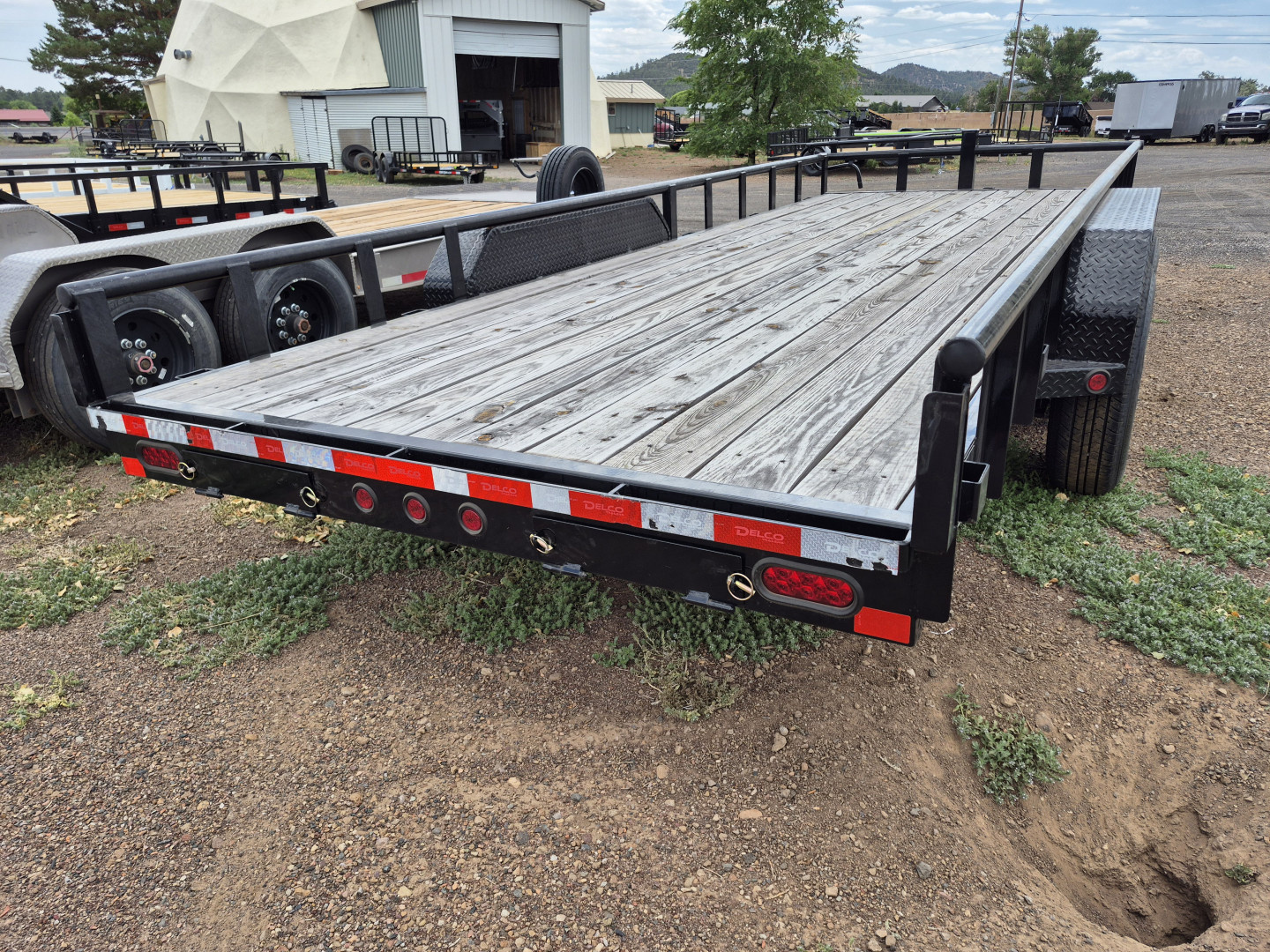 New 2025 Delco Tandem Axle Car Hauler/14,000 GVWR/83"x20'