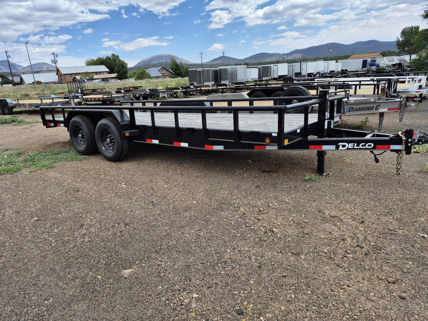 New 2025 Delco Tandem Axle Car Hauler/14,000 GVWR/83"x20'