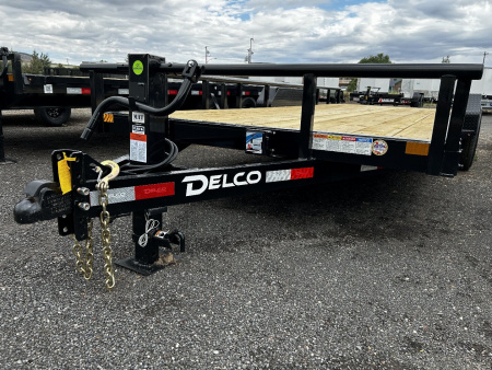 New 2025 Delco Tandem Axle Car Hauler/9,990 GVWR/83"x20'