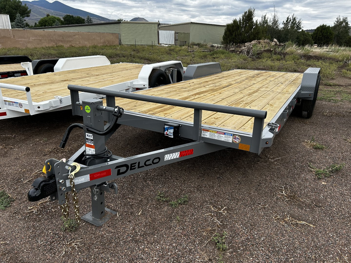 New 2025 Delco Tandem Axle Car Hauler/9,990 GVWR/83"x22'