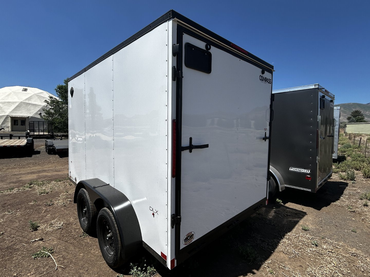 New 2025 Compass Tandem Axle Enclosed/7,000 GVWR/ 7'x12'