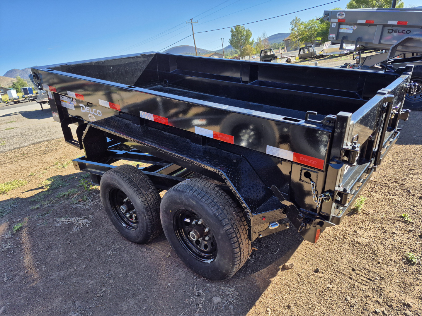 New 2025 Delco Tandem Axle Dump/12,000 GVWR/60"X10'X18"