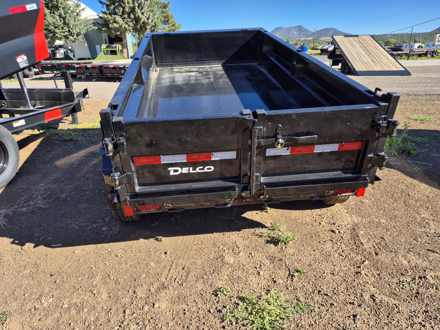 New 2025 Delco Tandem Axle Dump/12,000 GVWR/60"X10'X18"