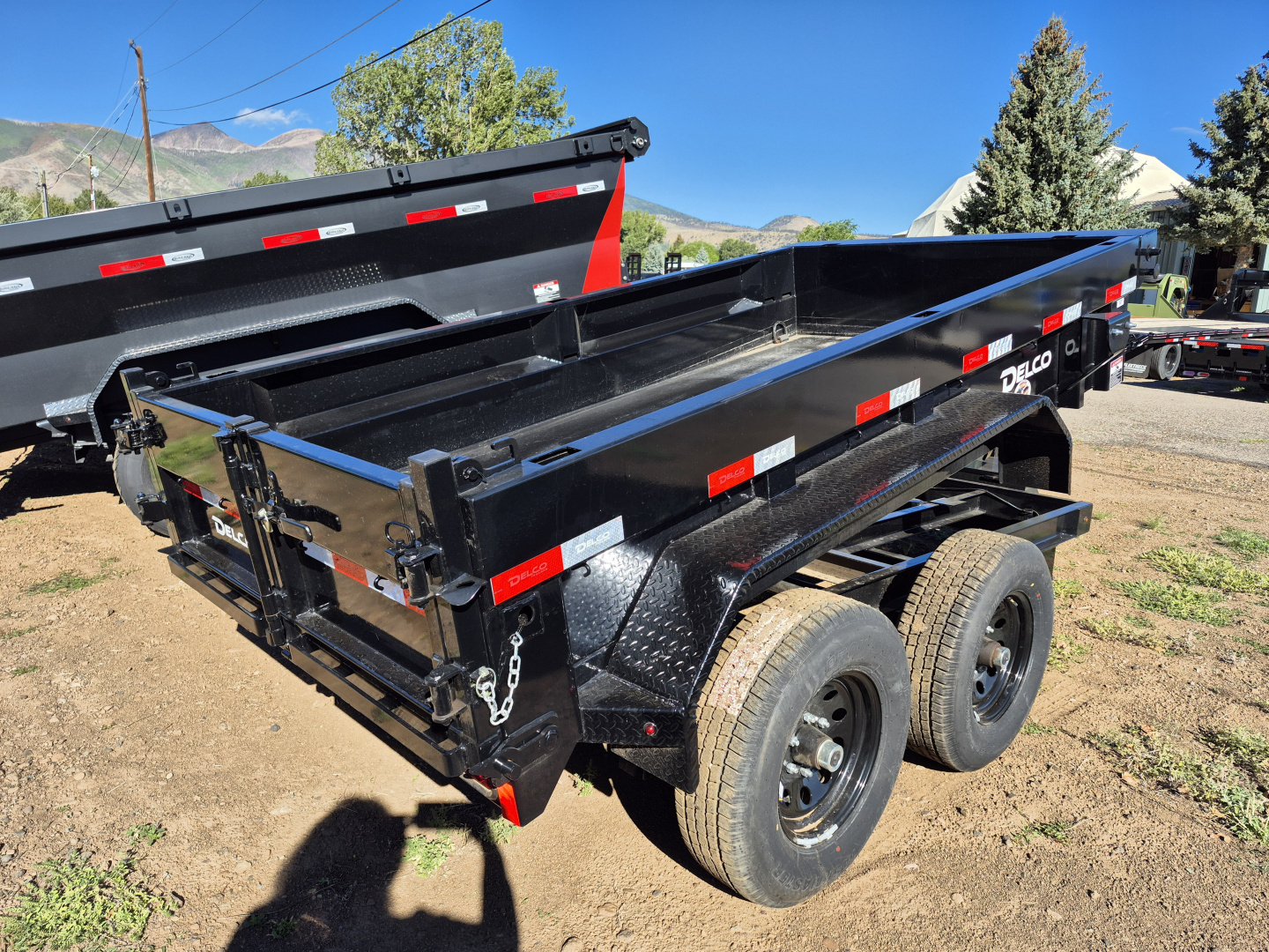 New 2025 Delco Tandem Axle Dump/12,000 GVWR/60"X10'X18"