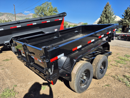 New 2025 Delco Tandem Axle Dump/12,000 GVWR/60"X10'X18"