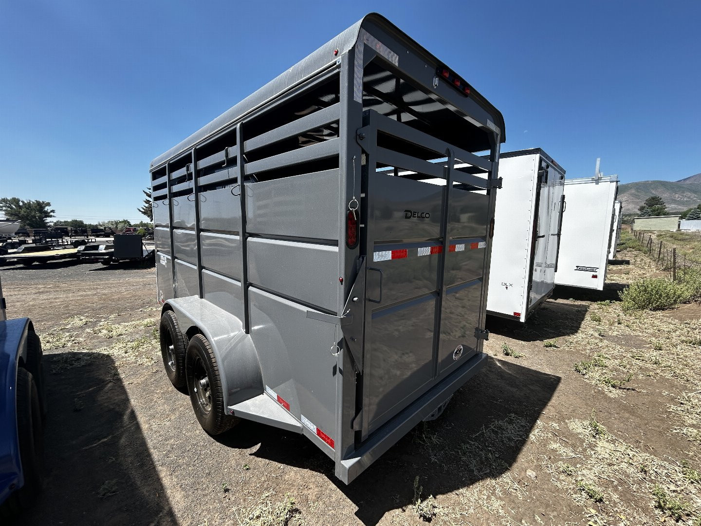 New 2025 Delco 3 Horse Trailer/12,000 GVWR/6'x16'x7'