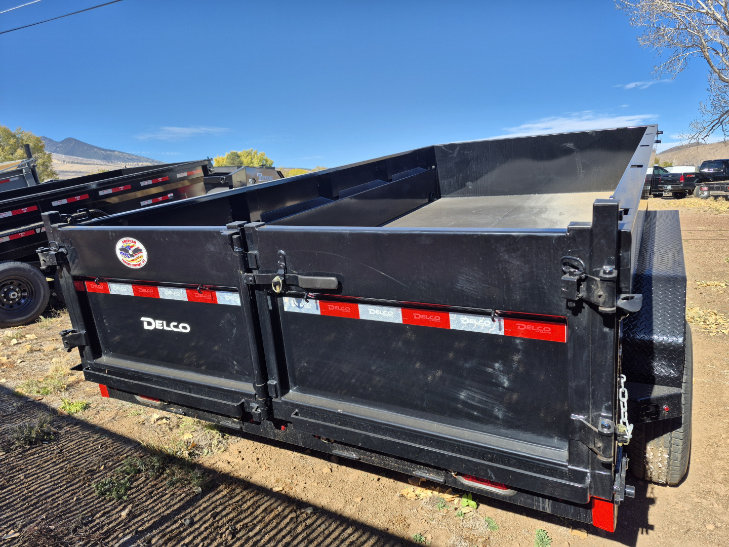 New 2025 Delco Gooseneck Tandem Axle Dumper/14,000 GVWR/83"x14'x2'