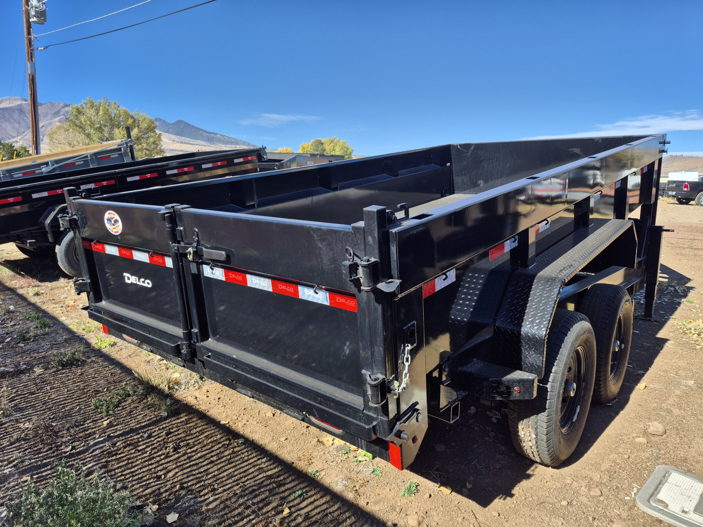 New 2025 Delco Gooseneck Tandem Axle Dumper/14,000 GVWR/83"x14'x2'