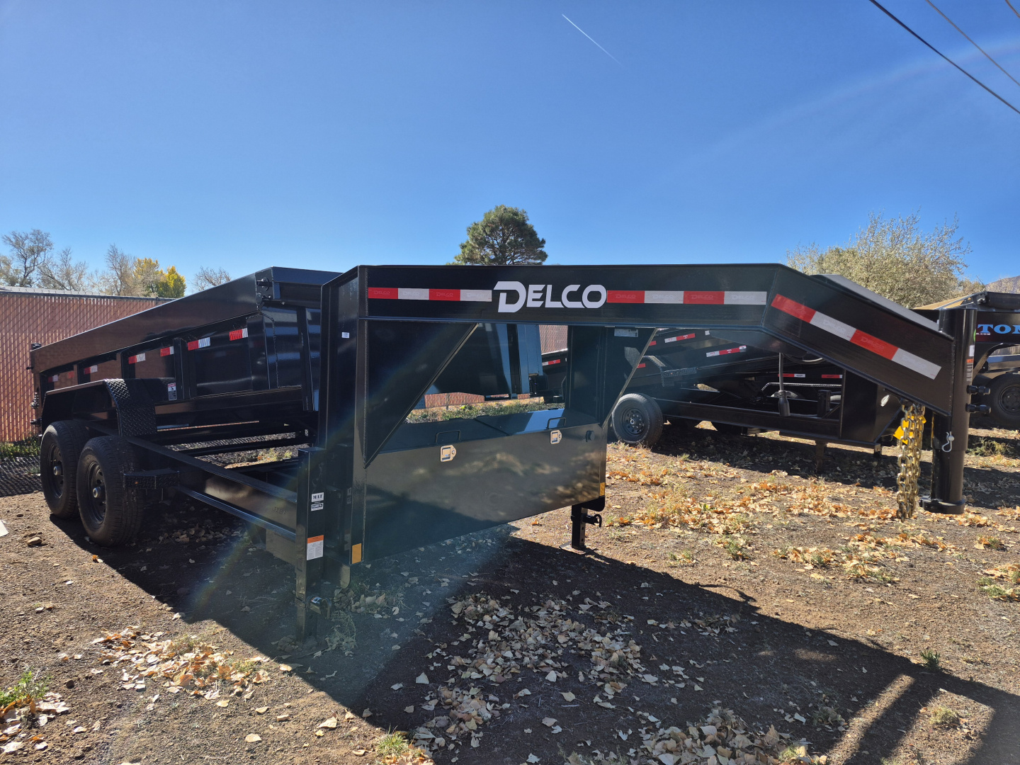New 2025 Delco Gooseneck Tandem Axle Dumper/14,000 GVWR/83"x14'x2'