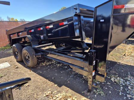 New 2025 Delco Gooseneck Tandem Axle Dumper/14,000 GVWR/83"x14'x2'