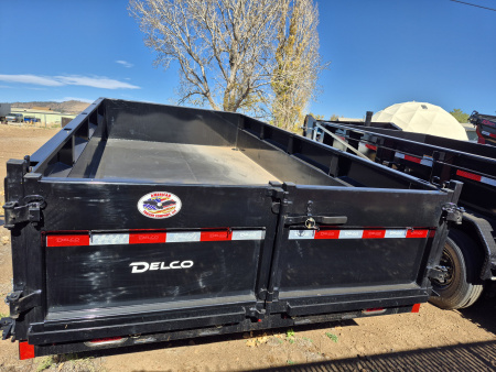 New 2025 Delco Gooseneck Tandem Axle Dumper/14,000 GVWR/83"x14'x2'