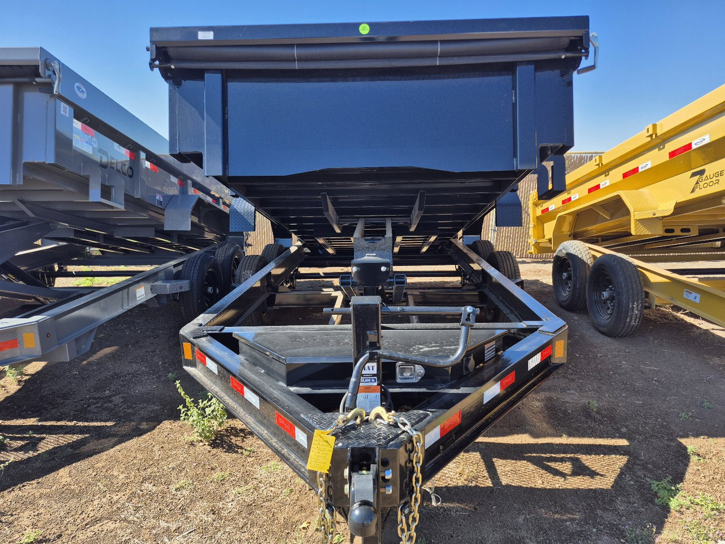 New 2025 Delco Tandem Axle Dumper/14,000 GVWR/83"x14'x2'