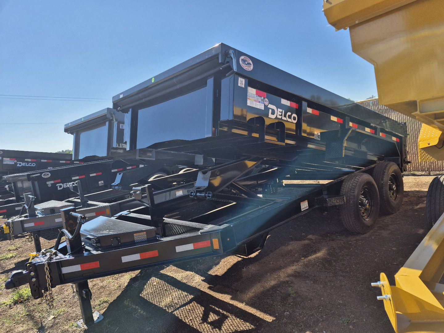 New 2025 Delco Tandem Axle Dumper/14,000 GVWR/83"x14'x2'