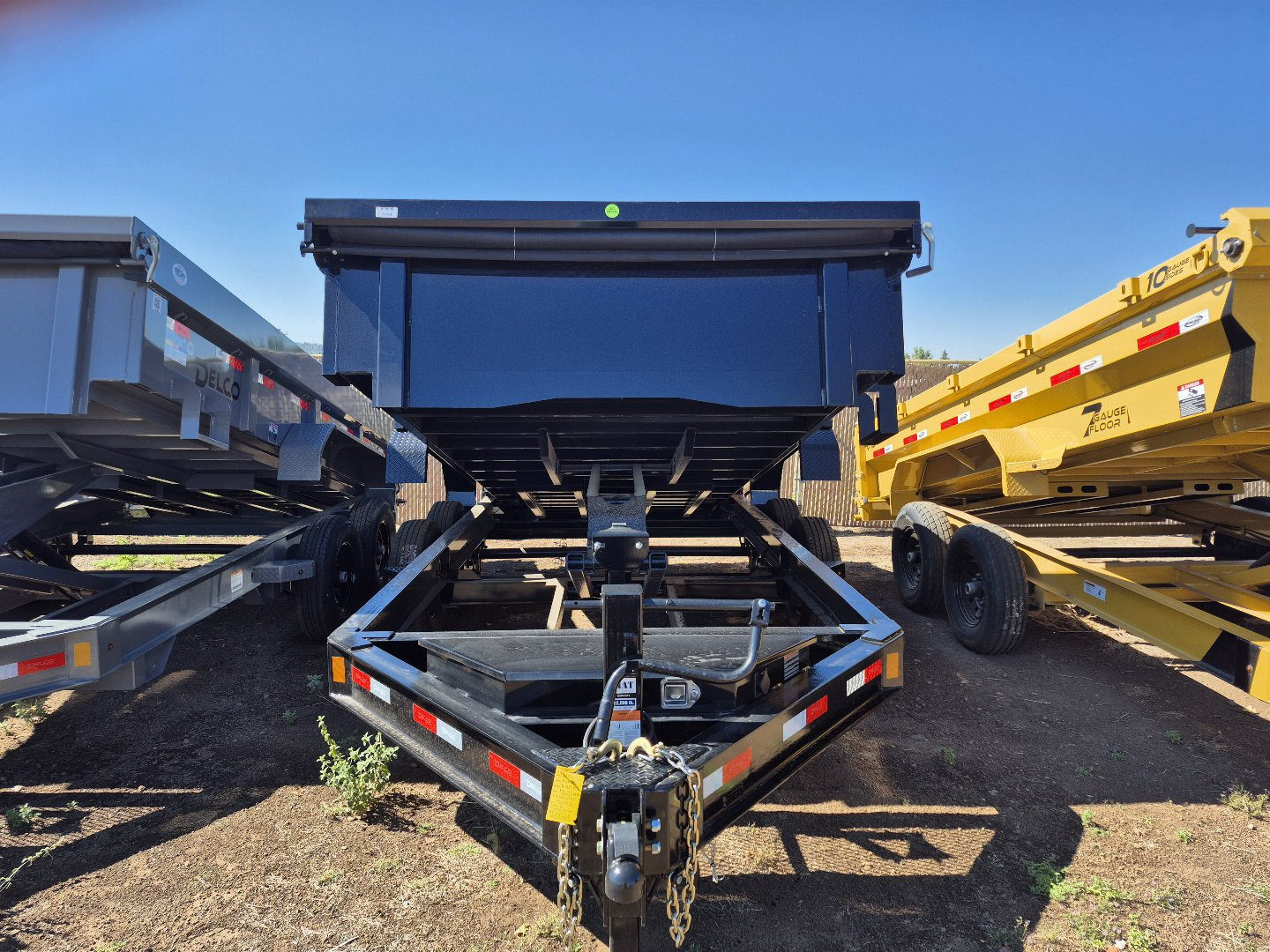 New 2025 Delco Tandem Axle Dumper/14,000 GVWR/83"x14'x2'