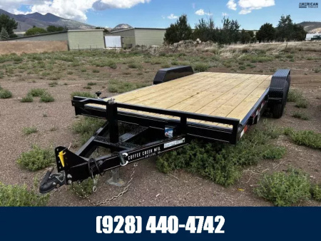 New 2025 Coffee Creek Tandem Axle Car Hauler/9,990 GVWR/83 x18'