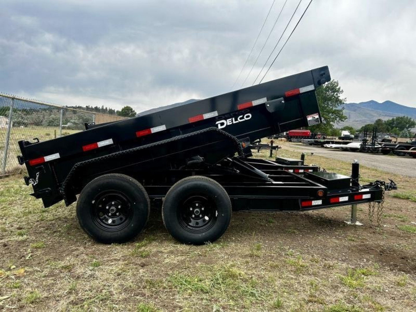 New 2025 Delco Tandem Axle Dump/7,000 GVWR/60''x10'x18''