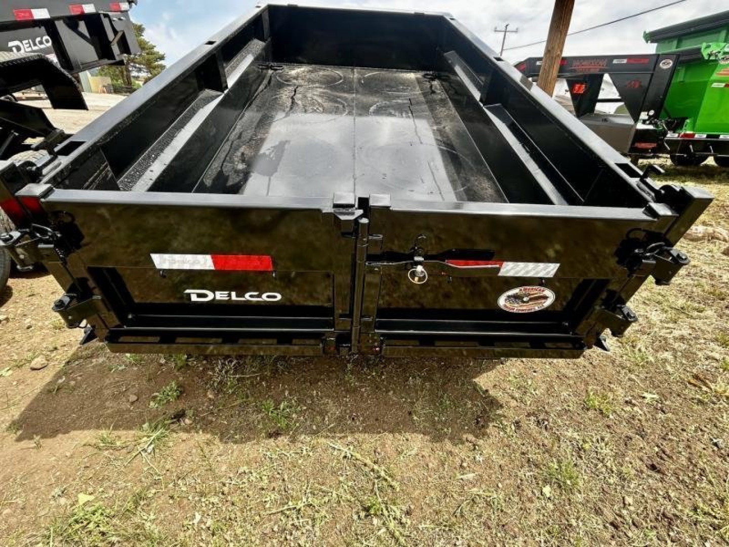 New 2025 Delco Tandem Axle Dump/7,000 GVWR/60''x10'x18''