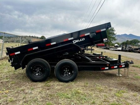 New 2025 Delco Tandem Axle Dump/7,000 GVWR/60''x10'x18''
