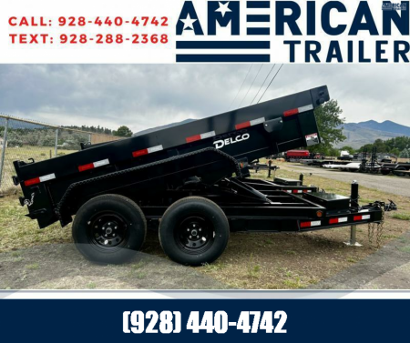 New 2025 Delco Tandem Axle Dump/7,000 GVWR/60''x10'x18''