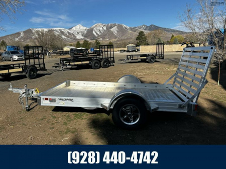 New 2025 Hillsboro Single Axle Aluminum Utility/2,990 GVWR/78 x10'