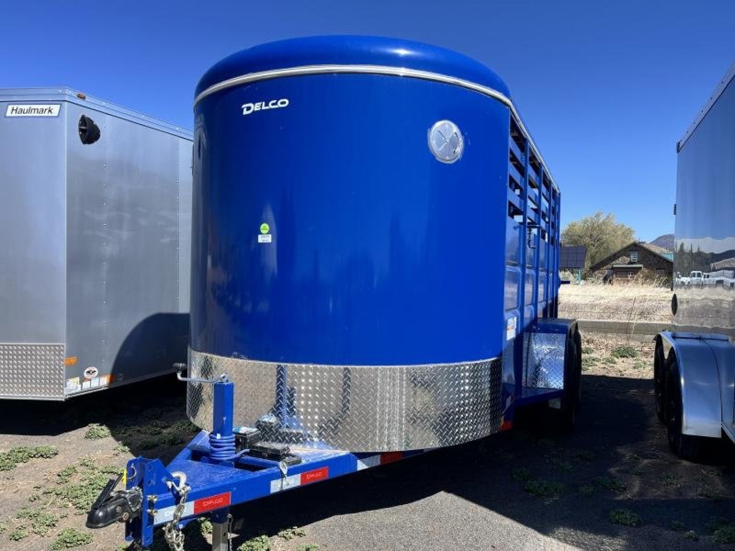 New 2025 Delco Tandem Axle Stock/12,000 GVWR/6'8"x14'