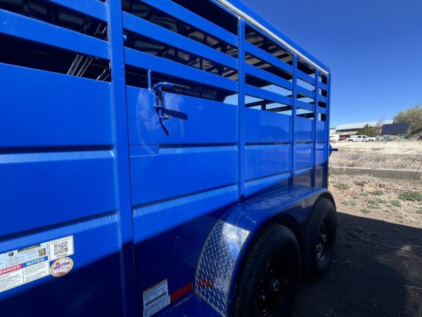 New 2025 Delco Tandem Axle Stock/12,000 GVWR/6'8"x14'