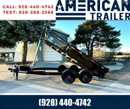 New 2025 Diamond C Tandem Axle Telescopic Dump/9,890 GVWR/77 x12'x18 