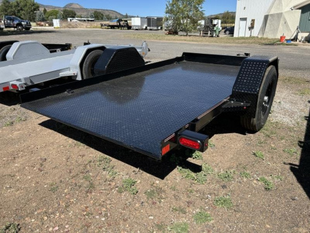 New 2025 Diamond C Single Axle Hydraulically Dampened Tilt/7,000 GVWR/77 x12'