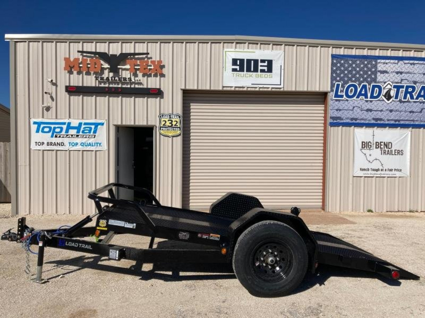 New 2025 Load Trail 60" X 12' Single Axle Scissor Hauler