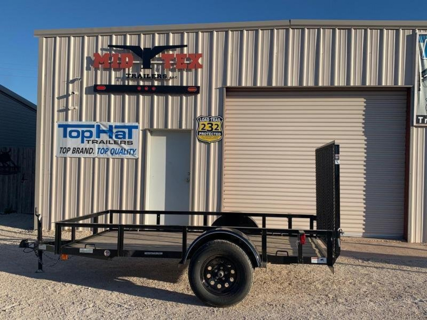 New 2025 Top Hat X10X60 Utility Trailer