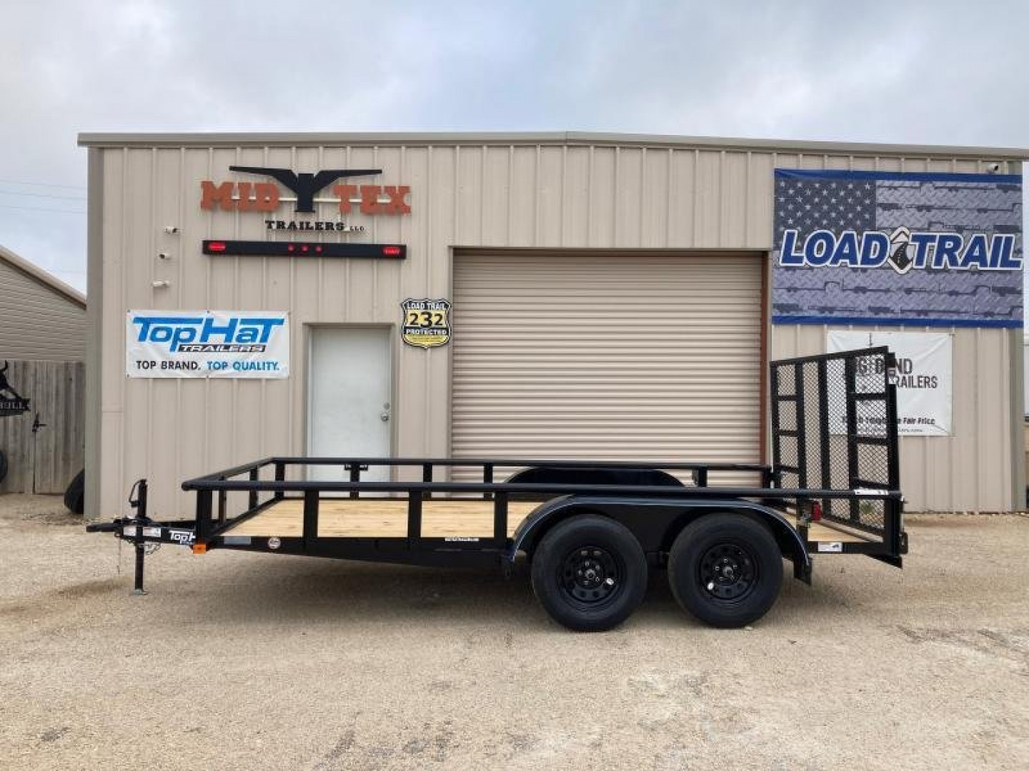 New 2025 Top Hat 83X14 MP Utility Trailer