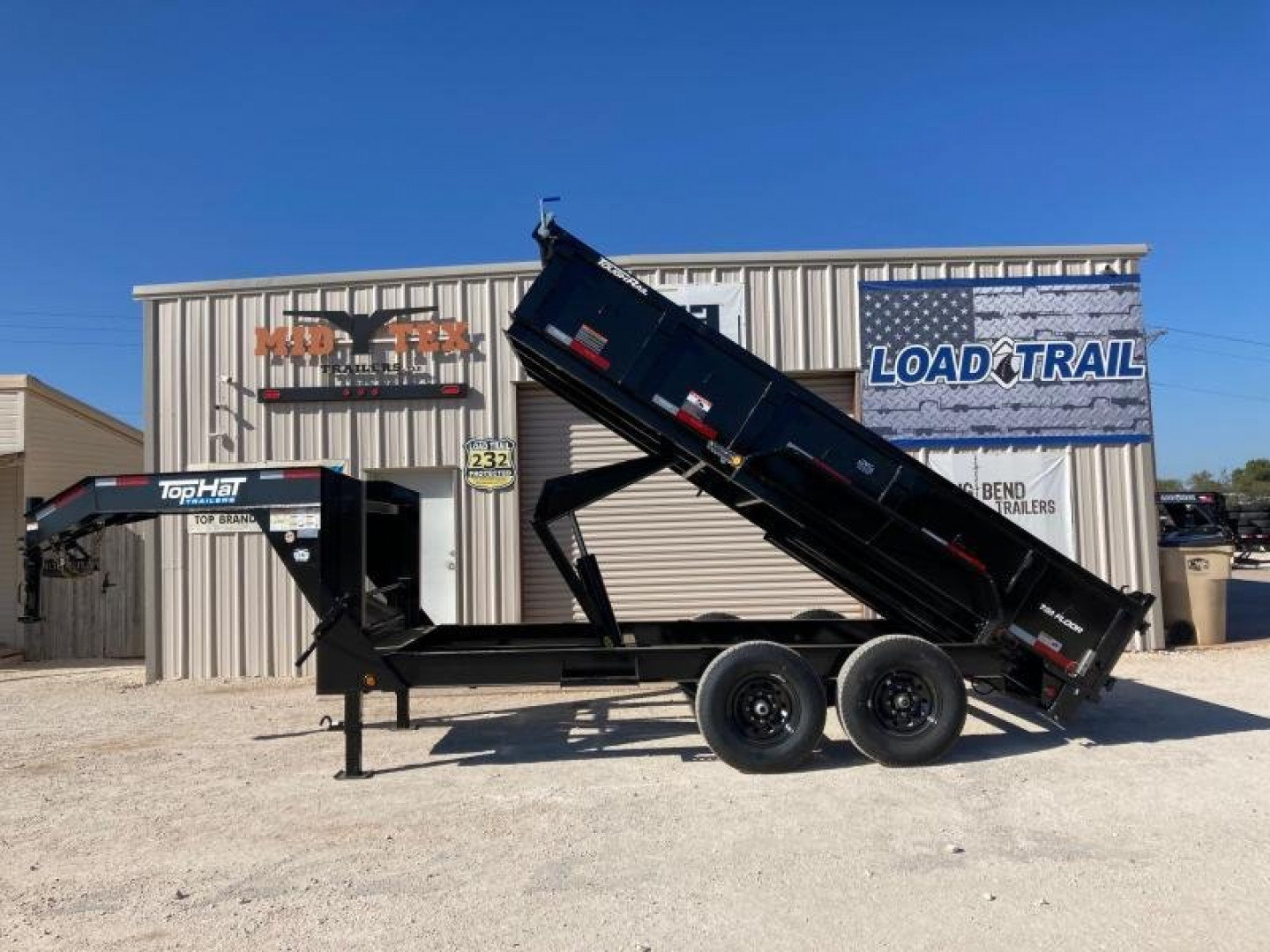 New 2025 Top Hat Trailers GNDPX140 Dump Trailer