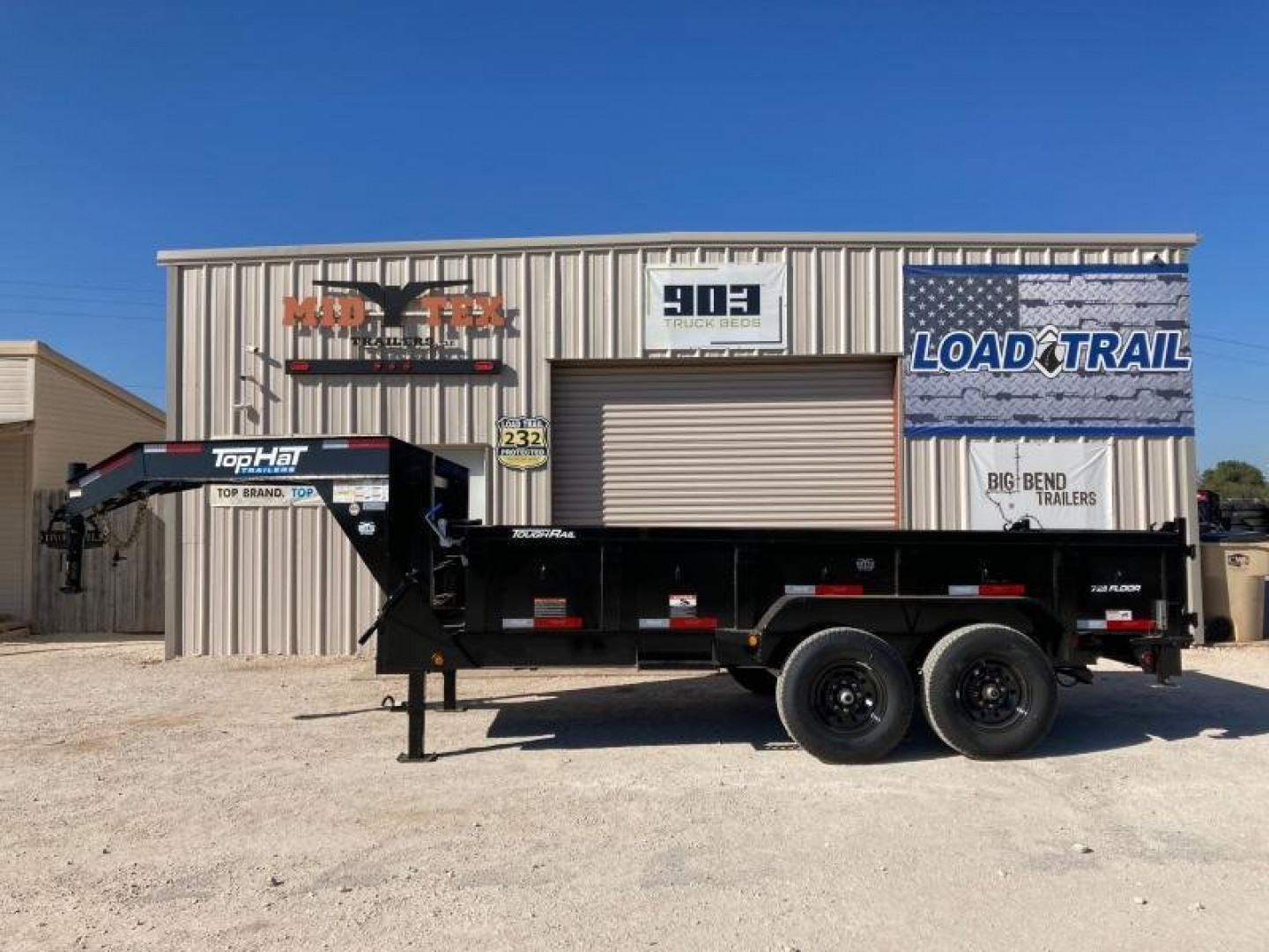 New 2025 Top Hat Trailers GNDPX140 Dump Trailer