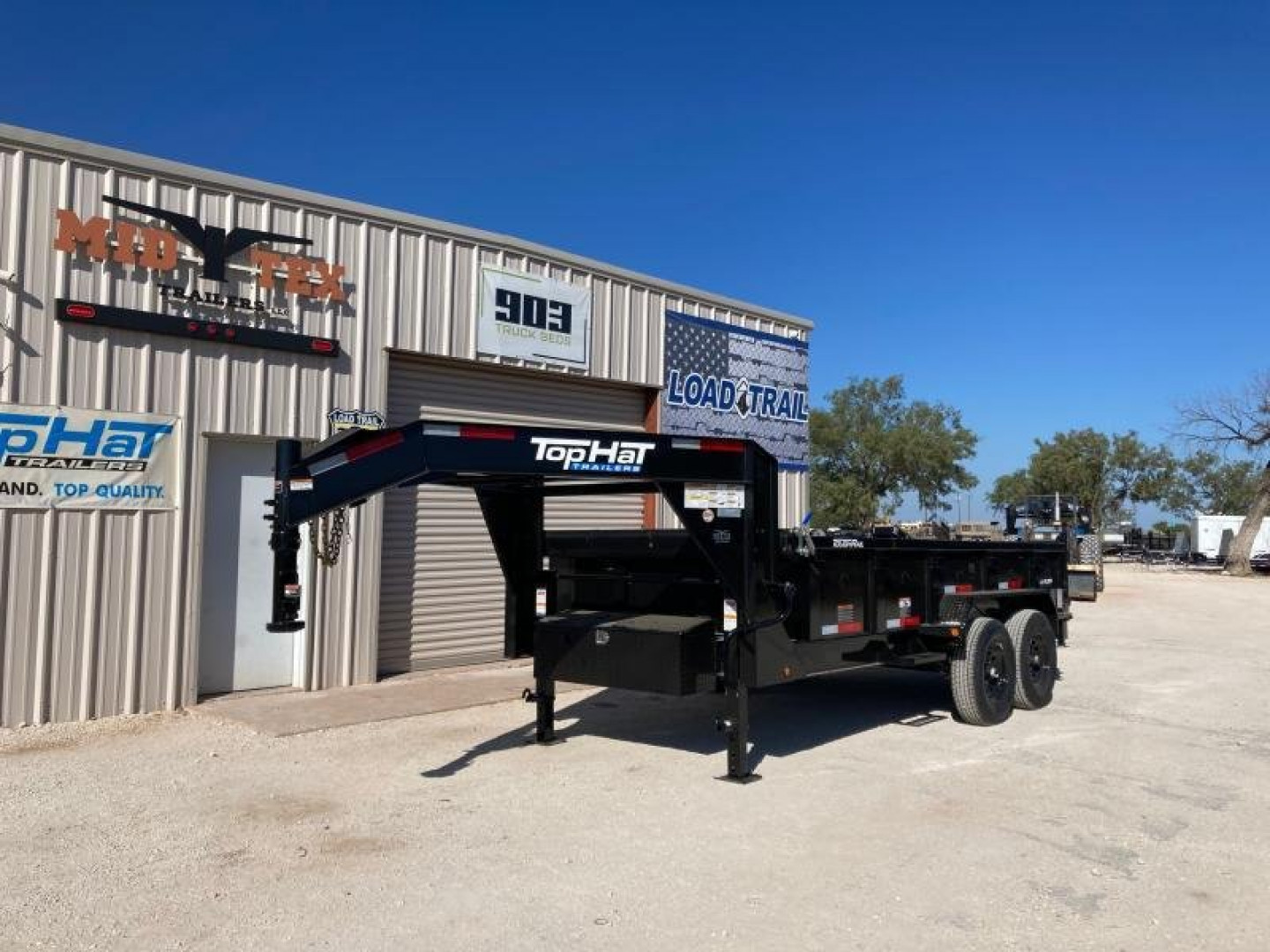 New 2025 Top Hat Trailers GNDPX140 Dump Trailer