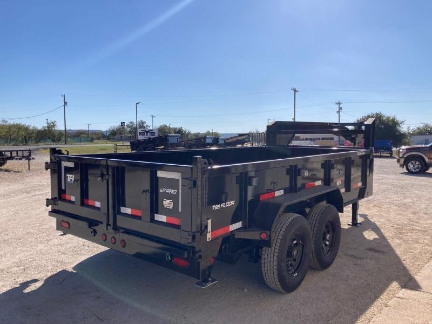 New 2025 Top Hat Trailers GNDPX140 Dump Trailer