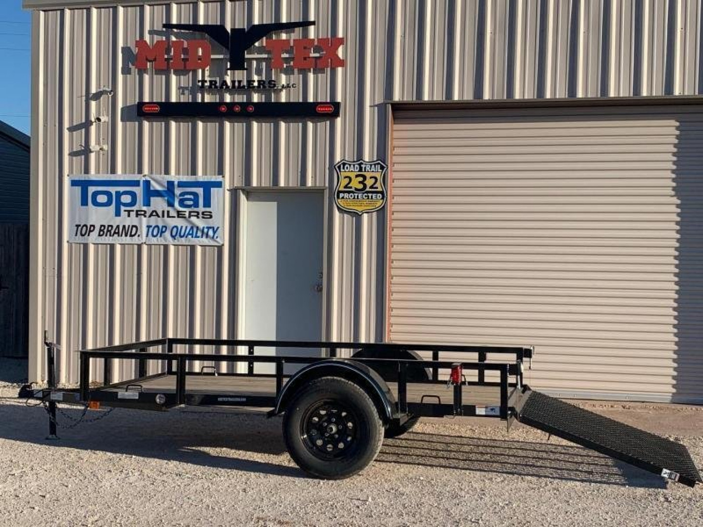 New 2025 Top Hat X10X60 Utility Trailer