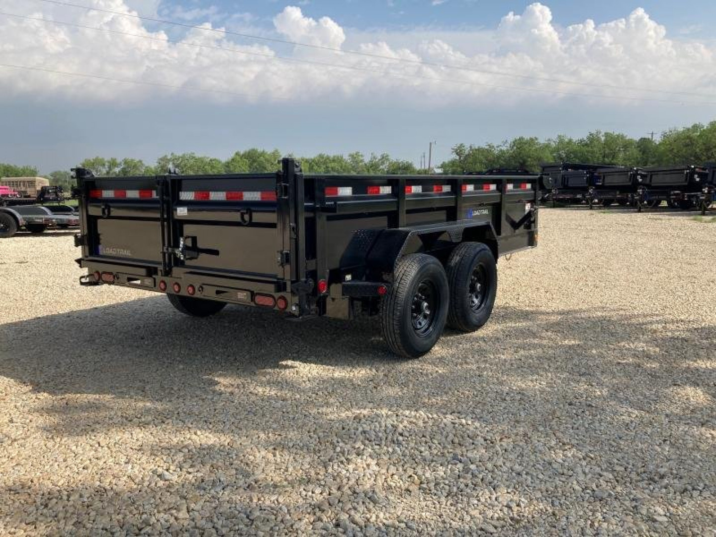 New 2024 Load Trail 14' x 83" Tandem Axle Low Pro Dump Trailer