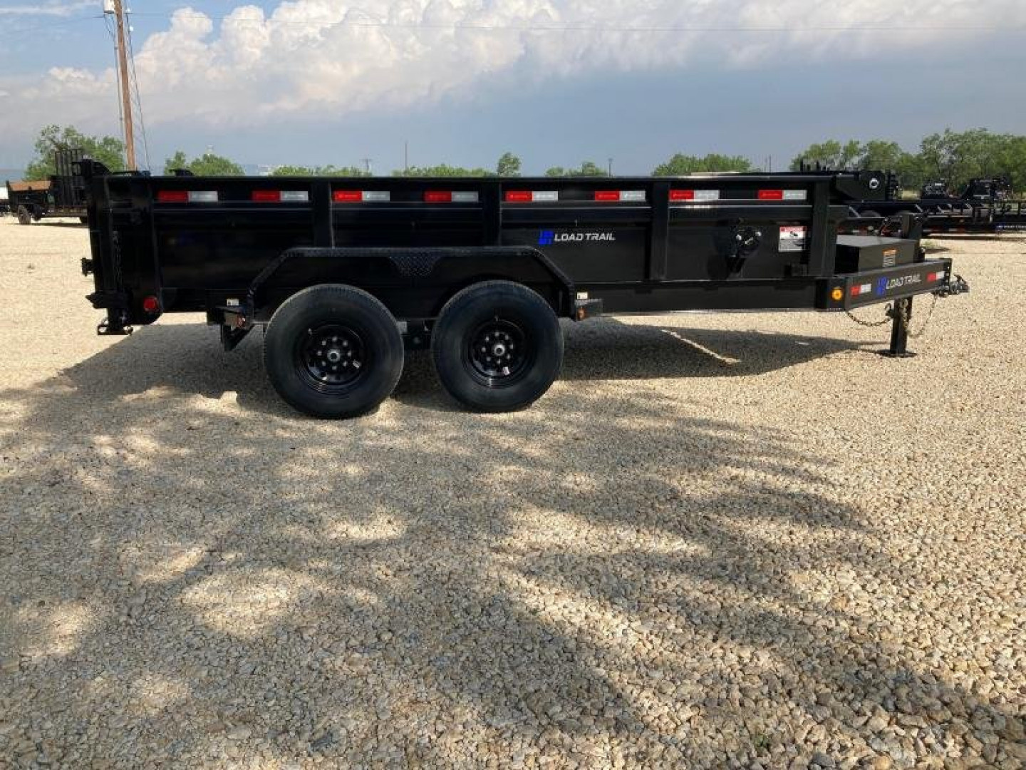 New 2024 Load Trail 14' x 83" Tandem Axle Low Pro Dump Trailer