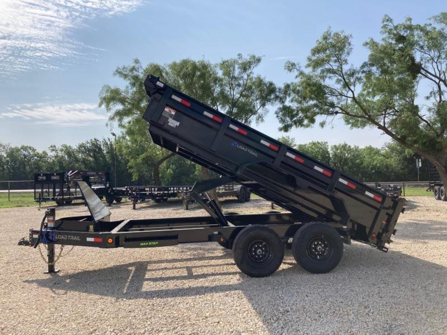 New 2024 Load Trail 14' x 83" Tandem Axle Low Pro Dump Trailer