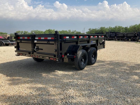 New 2024 Load Trail 14' x 83" Tandem Axle Low Pro Dump Trailer