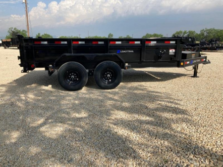 New 2024 Load Trail 14' x 83" Tandem Axle Low Pro Dump Trailer